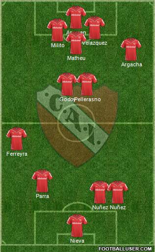 Independiente Formation 2011