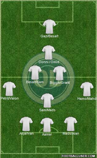 Odense Boldklub Formation 2011