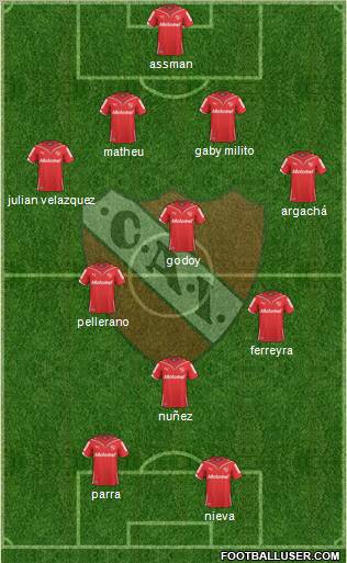 Independiente Formation 2011