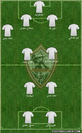 Zamalek Sporting Club Formation 2011