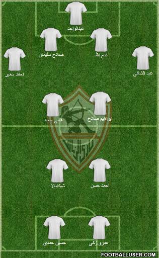 Zamalek Sporting Club football formation