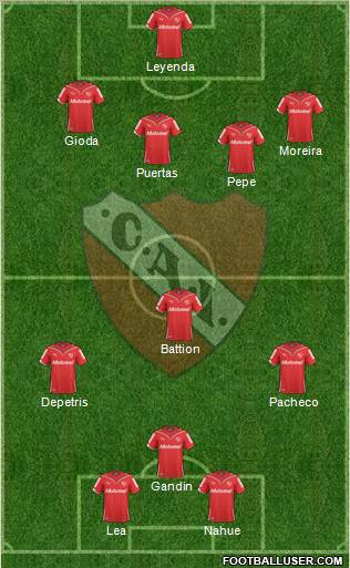 Independiente Formation 2011