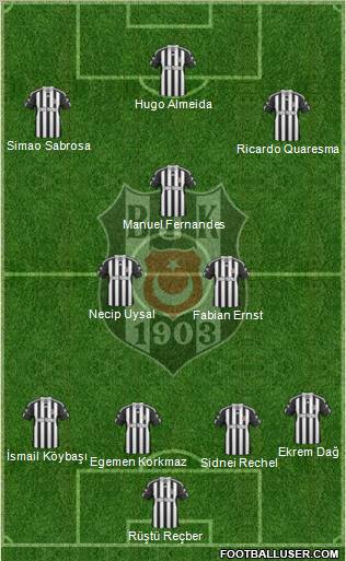 Besiktas JK Formation 2011