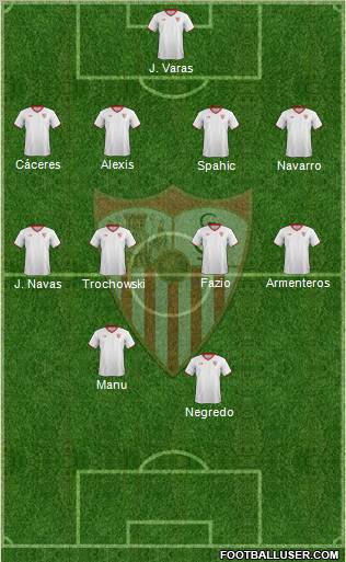 Sevilla F.C., S.A.D. Formation 2011