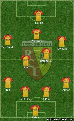 Racing Club de Lens Formation 2011