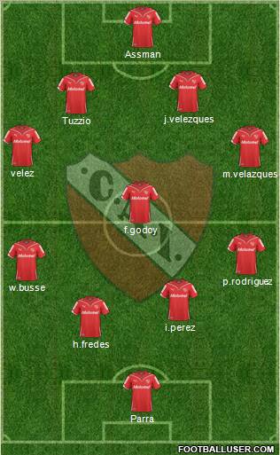 Independiente Formation 2011