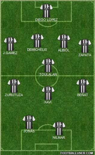Newcastle United Formation 2011