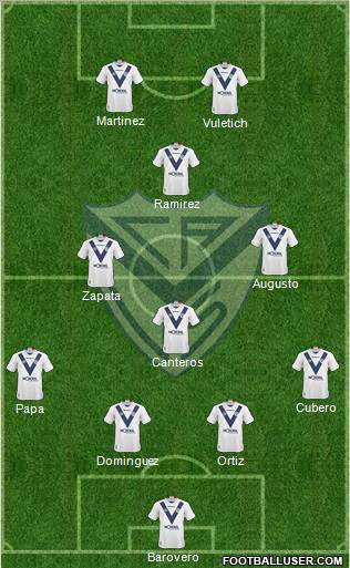 Vélez Sarsfield Formation 2011