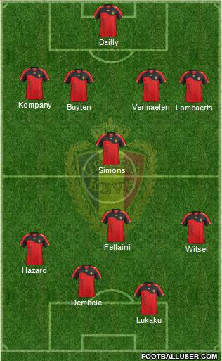 Belgium Formation 2011