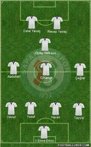 Sapanca Gençlikspor Formation 2011
