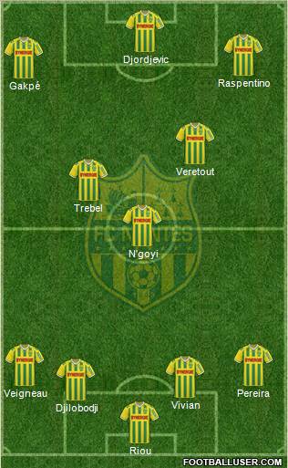 FC Nantes Formation 2011
