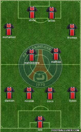 Paris Saint-Germain Formation 2011