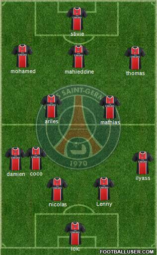 Paris Saint-Germain Formation 2011