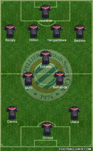 Montpellier Hérault Sport Club Formation 2011