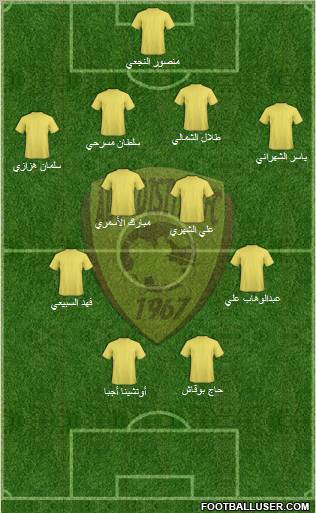 Al-Qadisiyah (KSA) Formation 2011