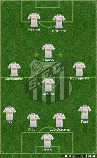 Santos FC Formation 2011