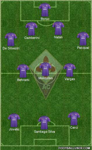 Fiorentina Formation 2011