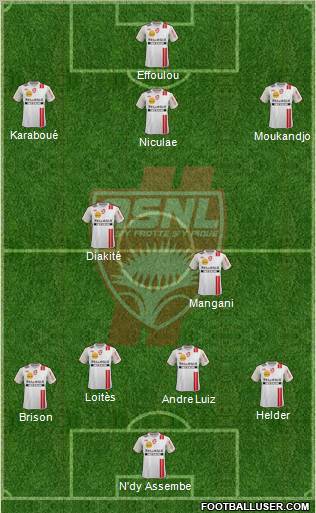 A.S. Nancy Lorraine Formation 2011
