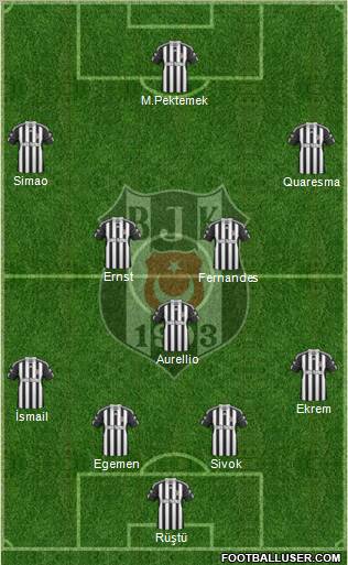Besiktas JK Formation 2011