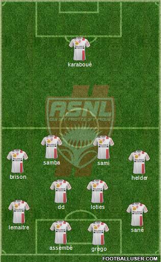 A.S. Nancy Lorraine Formation 2011