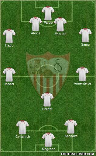 Sevilla F.C., S.A.D. Formation 2011