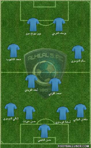 Al-Hilal (KSA) Formation 2011