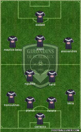 FC Girondins de Bordeaux Formation 2011