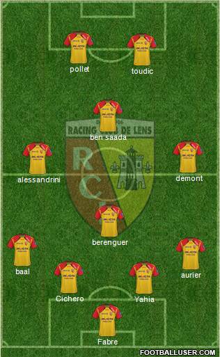 Racing Club de Lens Formation 2011