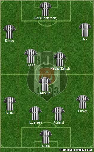 Besiktas JK Formation 2011