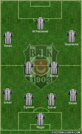 Besiktas JK Formation 2011