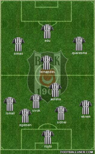 Besiktas JK Formation 2011