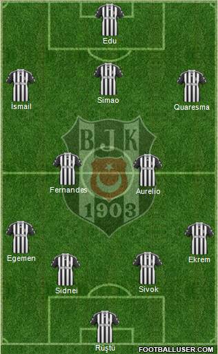 Besiktas JK Formation 2011