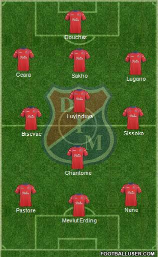 CD Independiente Medellín Formation 2011