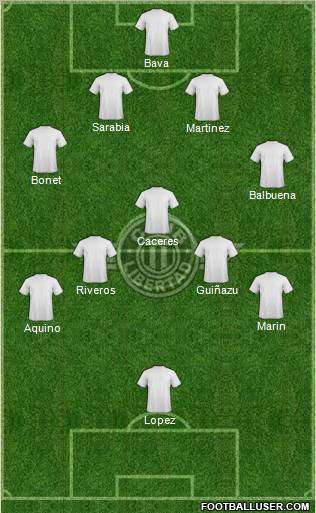 C Libertad Formation 2011