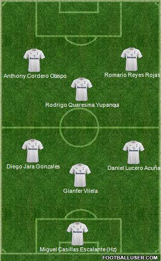 Tottenham Hotspur Formation 2011