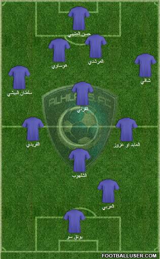 Al-Hilal (KSA) Formation 2011