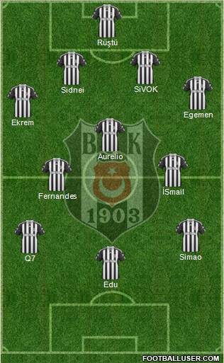 Besiktas JK Formation 2011