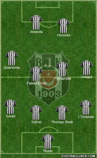 Besiktas JK Formation 2011