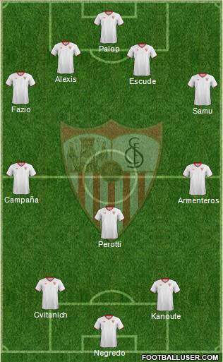 Sevilla F.C., S.A.D. Formation 2011