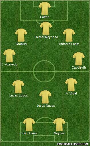 Pro Evolution Soccer Team Formation 2011