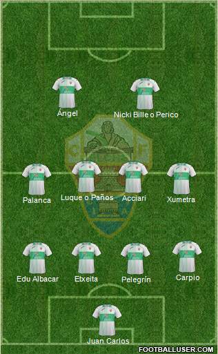 Elche C.F., S.A.D. Formation 2011