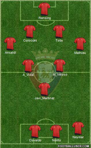 C. At. Osasuna Formation 2011