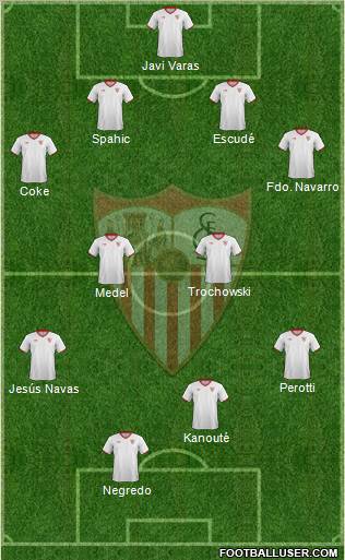 Sevilla F.C., S.A.D. Formation 2011