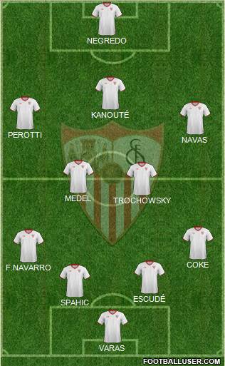 Sevilla F.C., S.A.D. Formation 2011