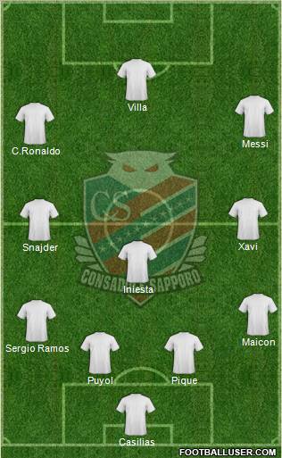 Consadole Sapporo Formation 2011