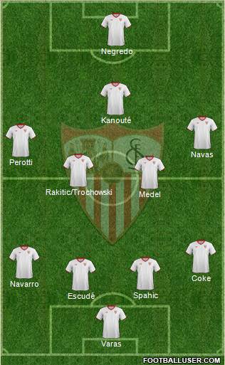 Sevilla F.C., S.A.D. Formation 2011