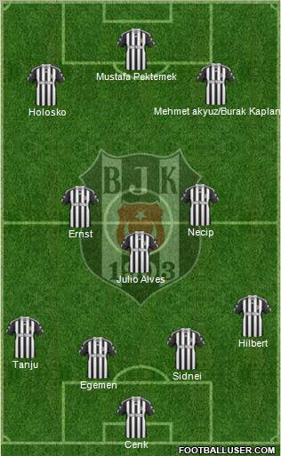 Besiktas JK Formation 2011