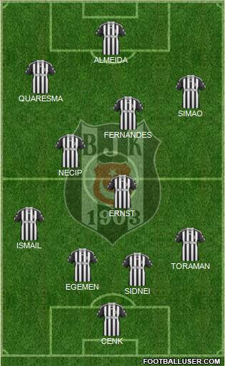 Besiktas JK Formation 2011