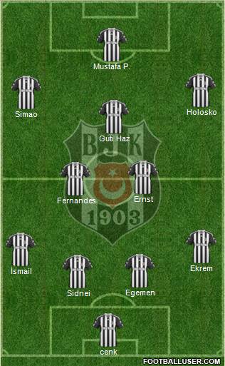 Besiktas JK Formation 2011