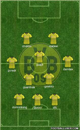 Borussia Dortmund Formation 2011